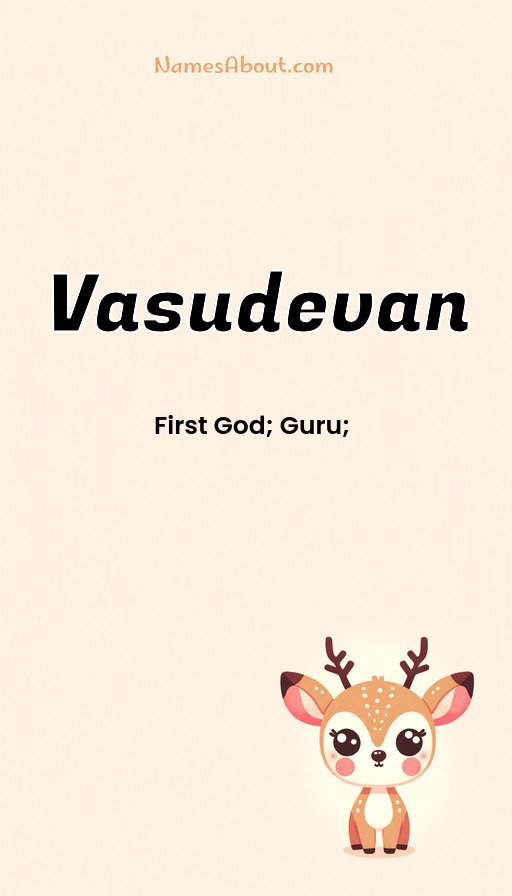 Meaning of Vasudevan