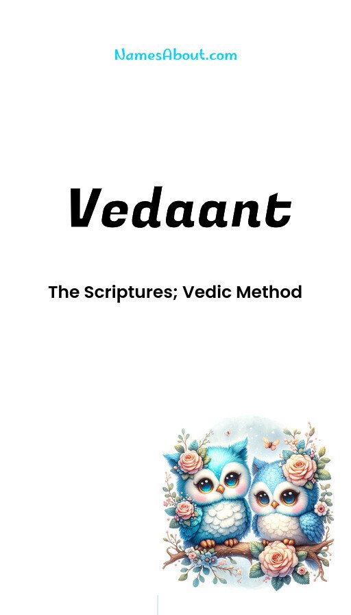 Meaning of Vedaant