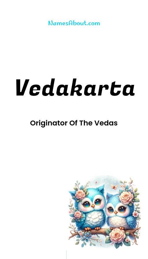 Meaning of Vedakarta