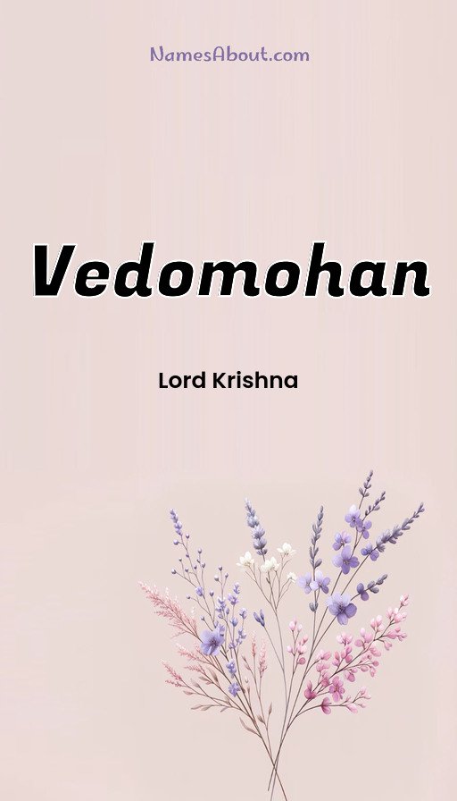 Meaning of Vedomohan