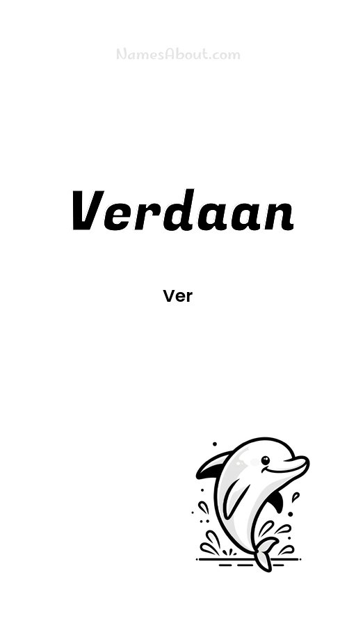 Meaning of Verdaan