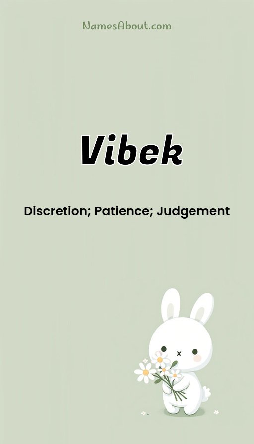 Meaning of Vibek