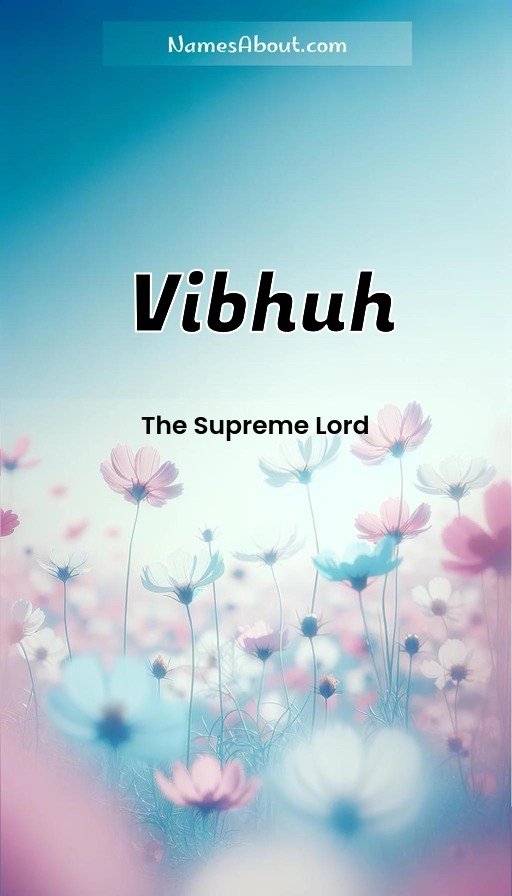 Meaning of Vibhuh