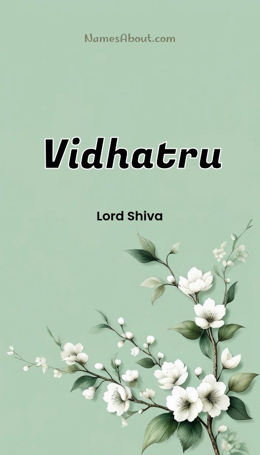 Meaning of Vidhatru