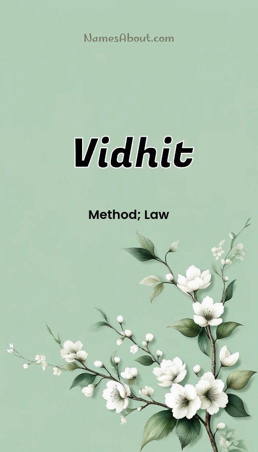 Meaning of Vidhit