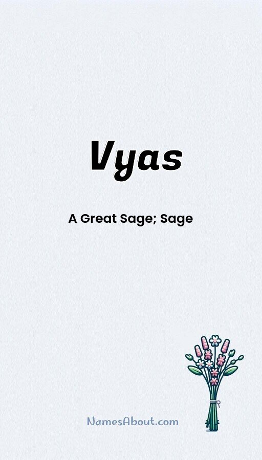 Meaning of Vyas