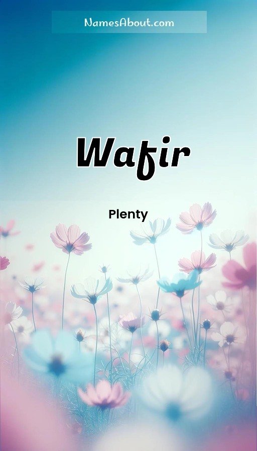 Meaning of Wafir