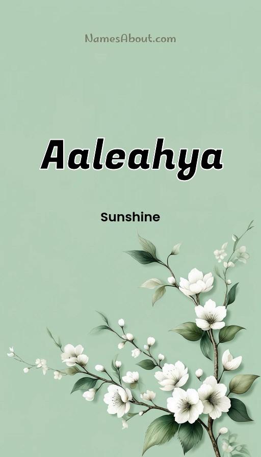 Illustration of Aaleahya