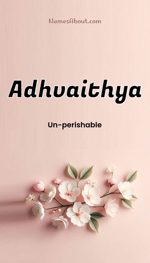 Meaning of Adhvaithya
