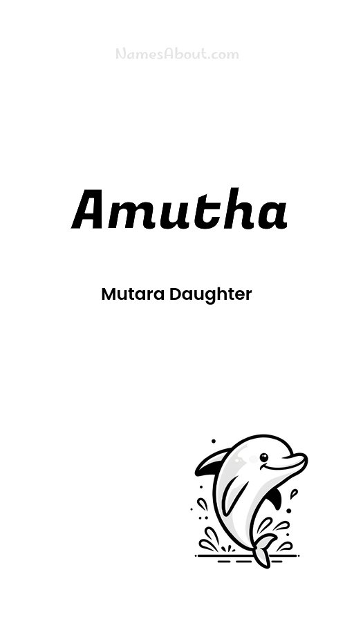 Meaning of Amutha