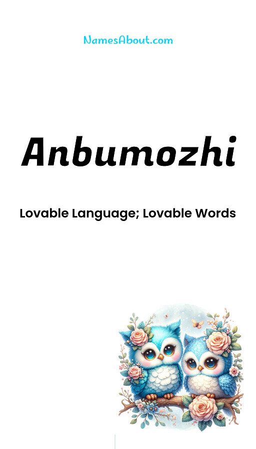 Meaning of Anbumozhi