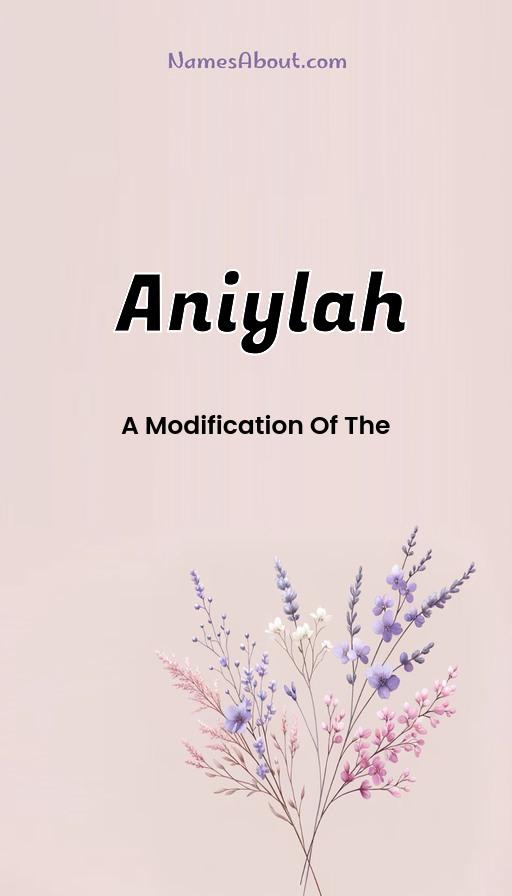 Illustration of Aniylah