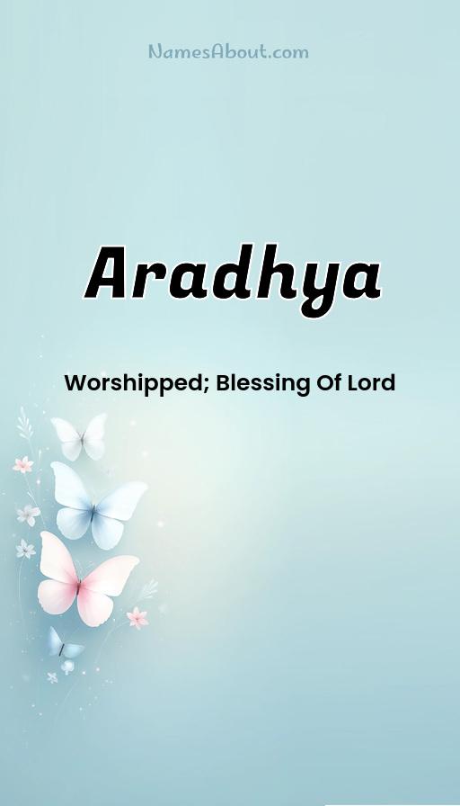 Illustration of Aradhya