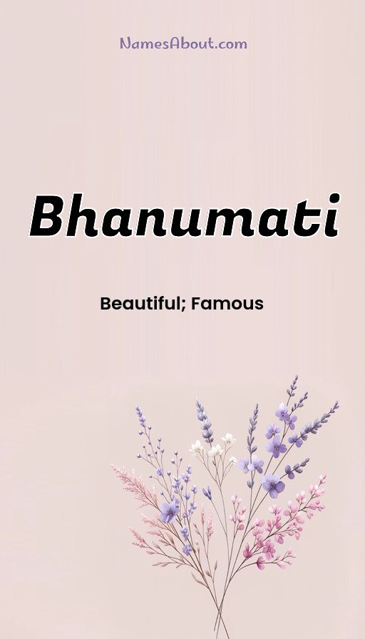 Meaning of Bhanumati