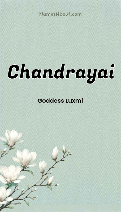 Meaning of Chandrayai