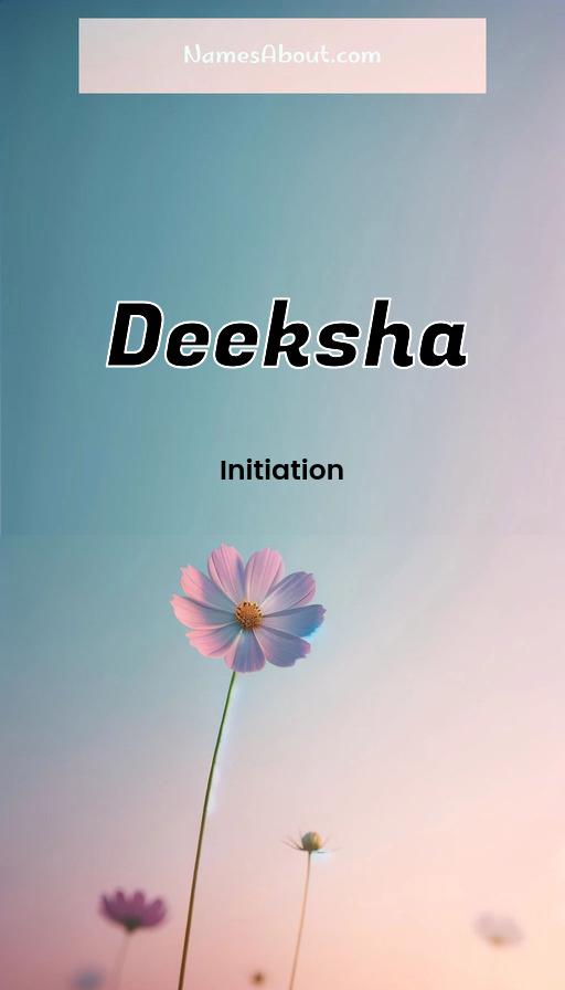 Illustration of Deeksha