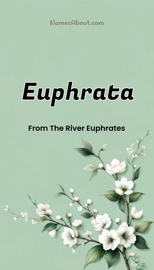 Meaning of Euphrata