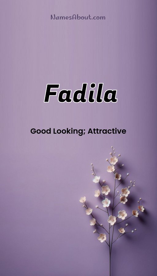 Meaning of Fadila
