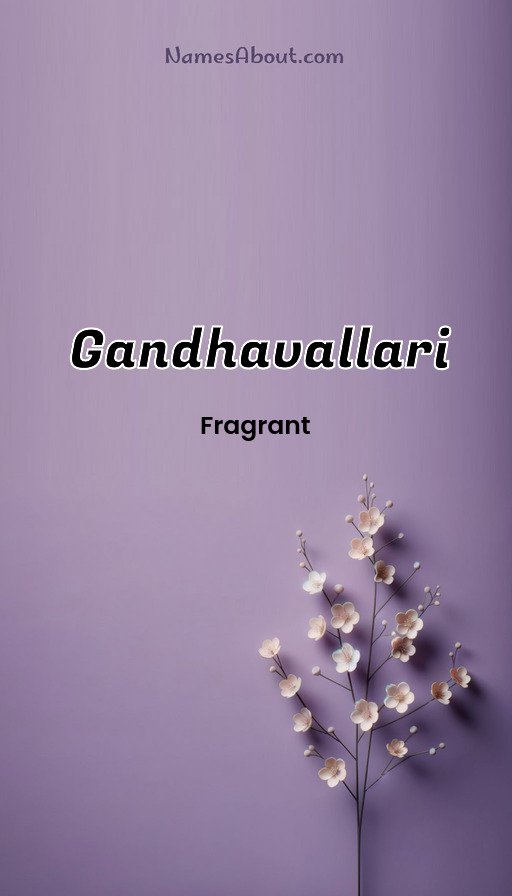 Meaning of Gandhavallari