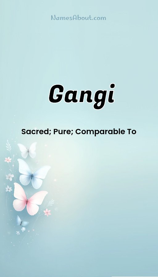Meaning of Gangi