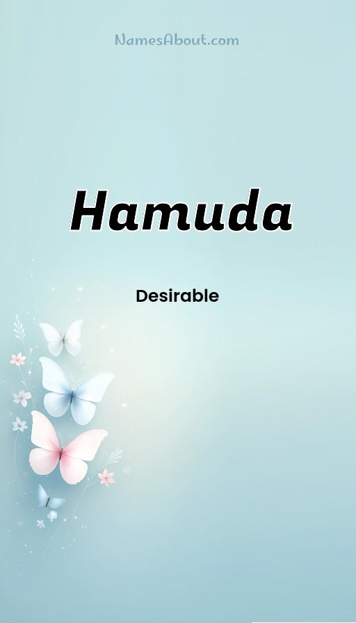 Meaning of Hamuda