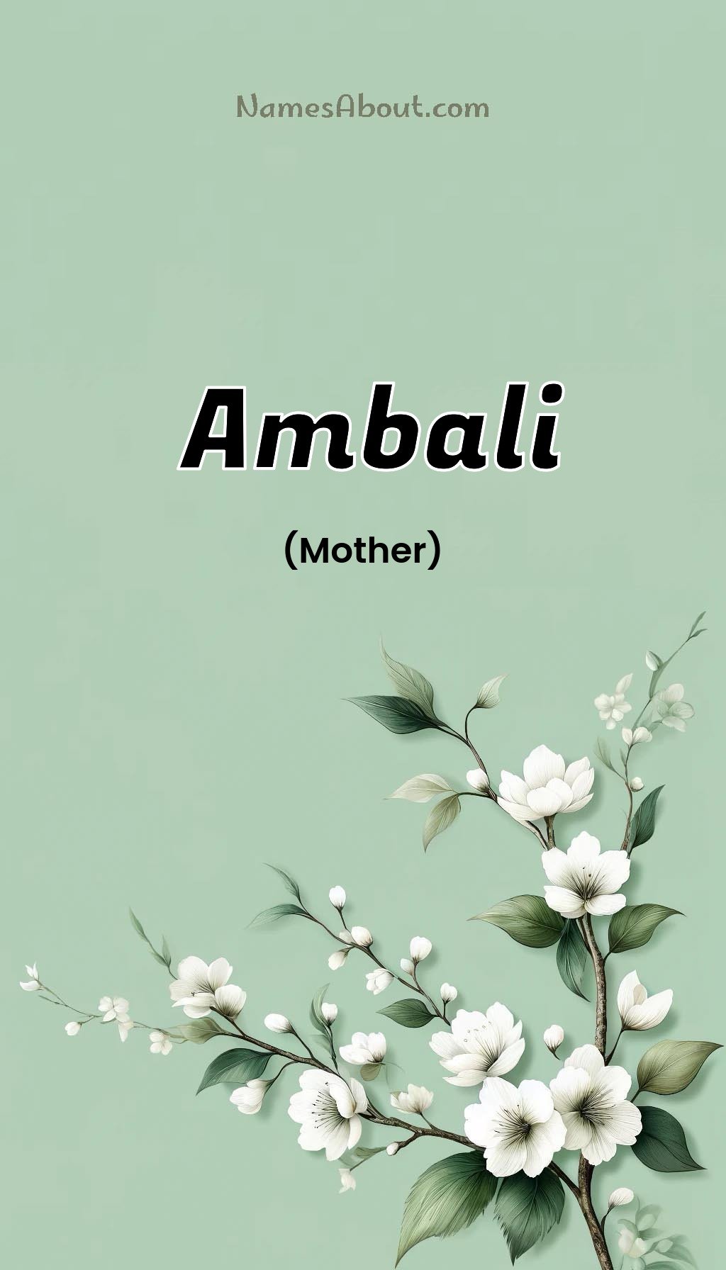 Ambali name and meaning