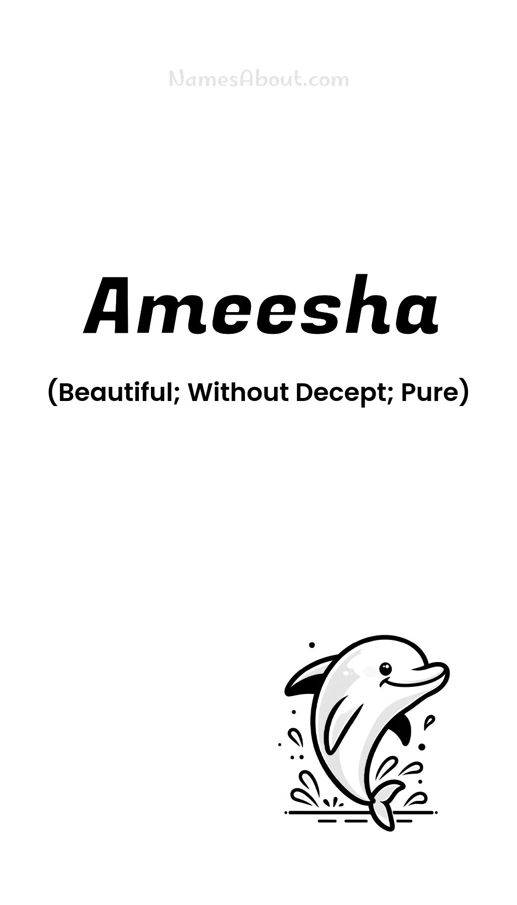 Ameesha name and meaning