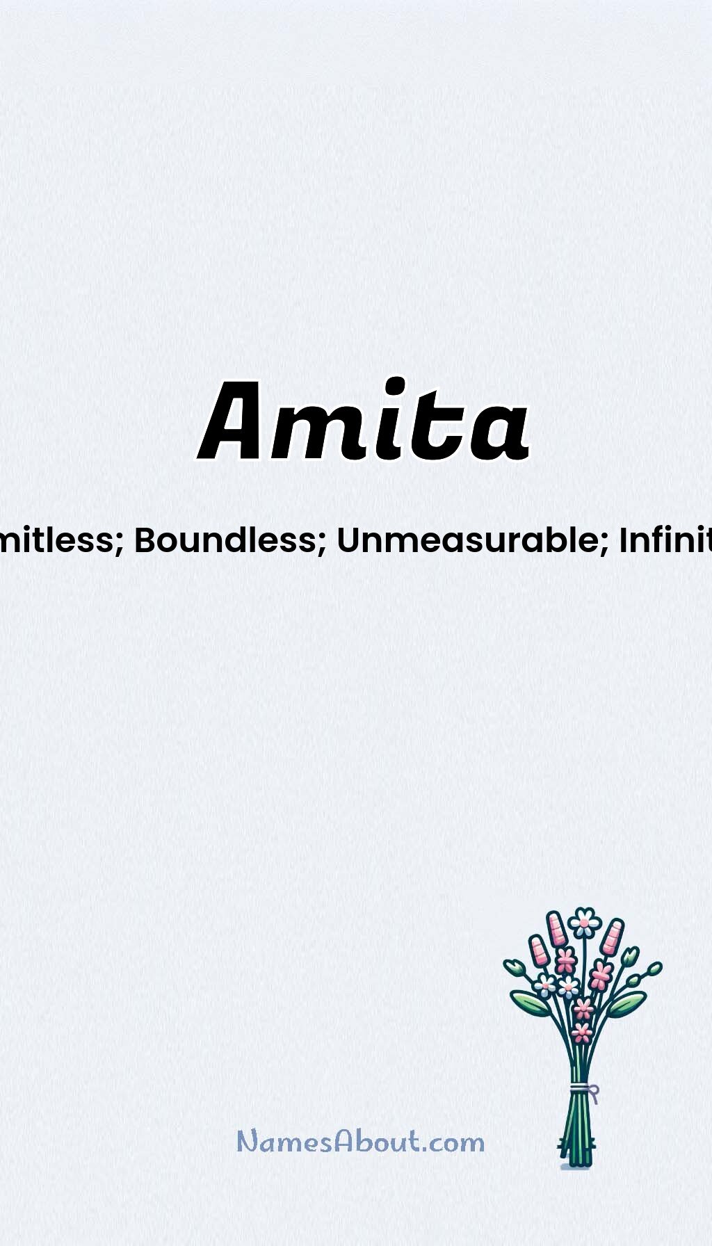 Amita name and meaning