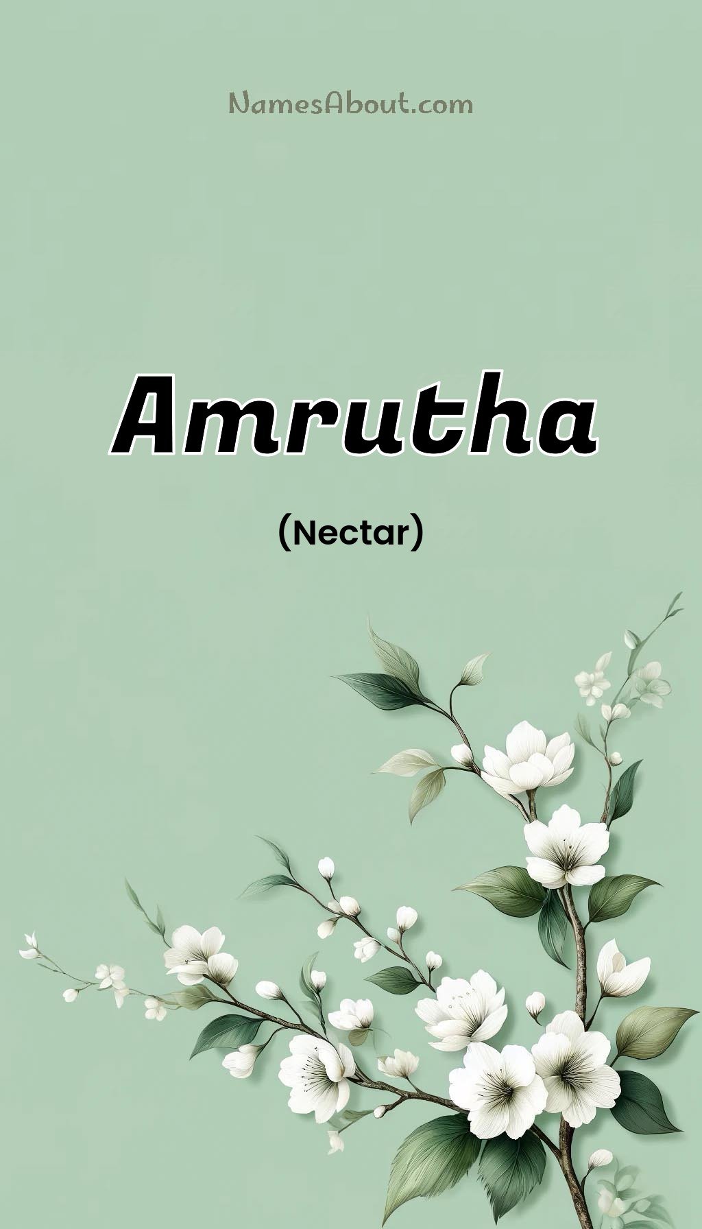 Amrutha name and meaning