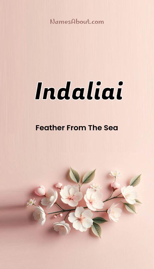 Indaliai name and meaning