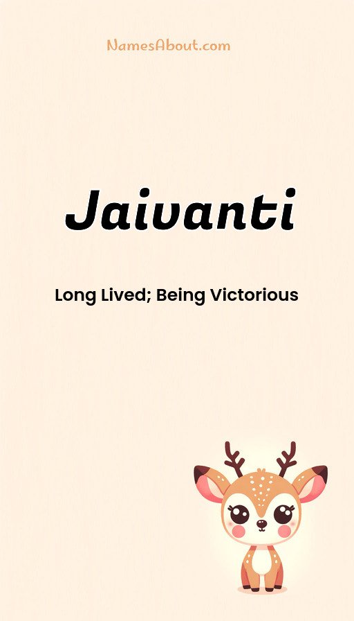 Meaning of Jaivanti