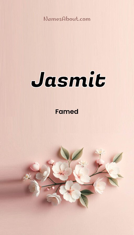 Meaning of Jasmit