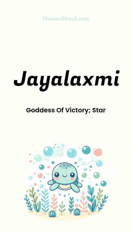 Meaning of Jayalaxmi