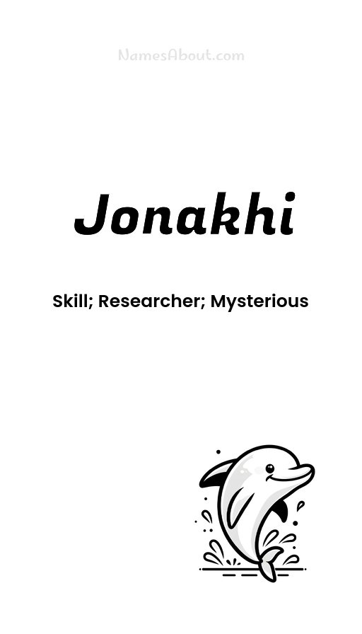 Meaning of Jonakhi