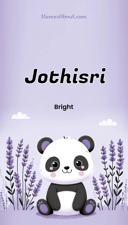 Meaning of Jothisri