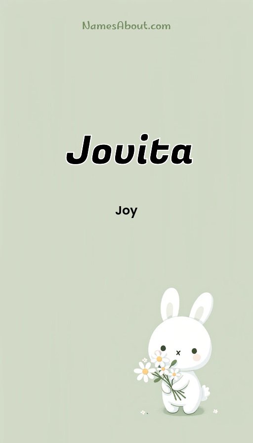 Meaning of Jovita