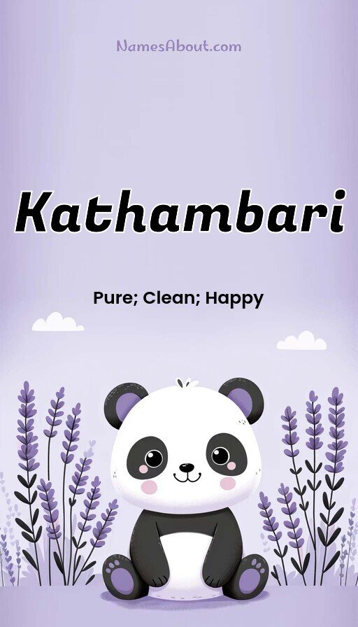 Meaning of Kathambari