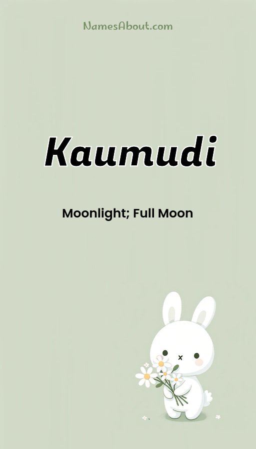 Meaning of Kaumudi