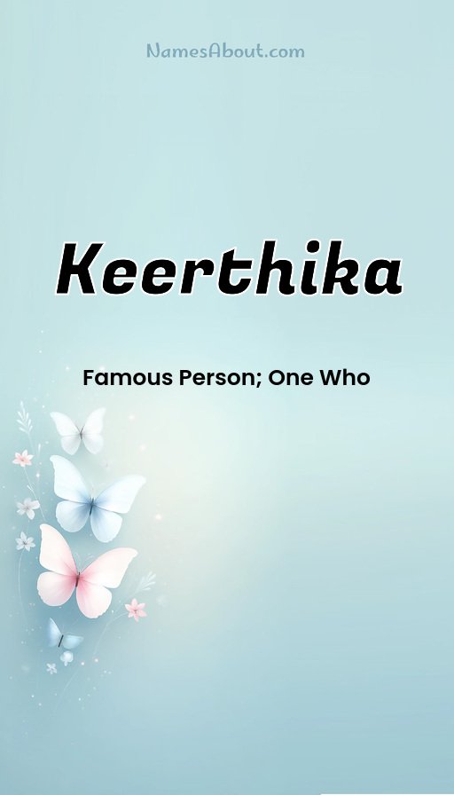 Meaning of Keerthika