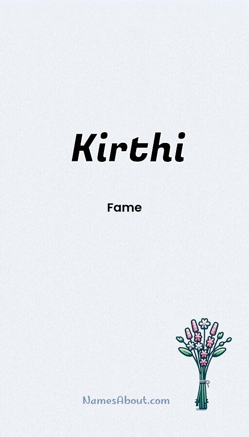 Meaning of Kirthi