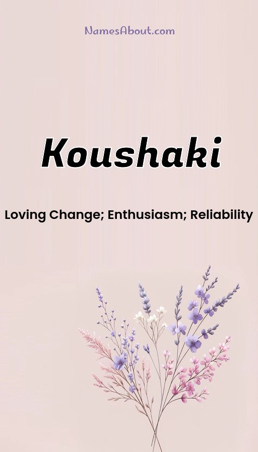 Meaning of Koushaki
