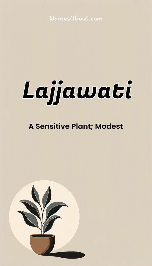 Meaning of Lajjawati