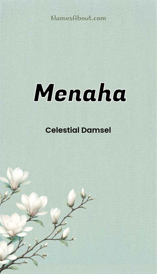 Meaning of Menaha