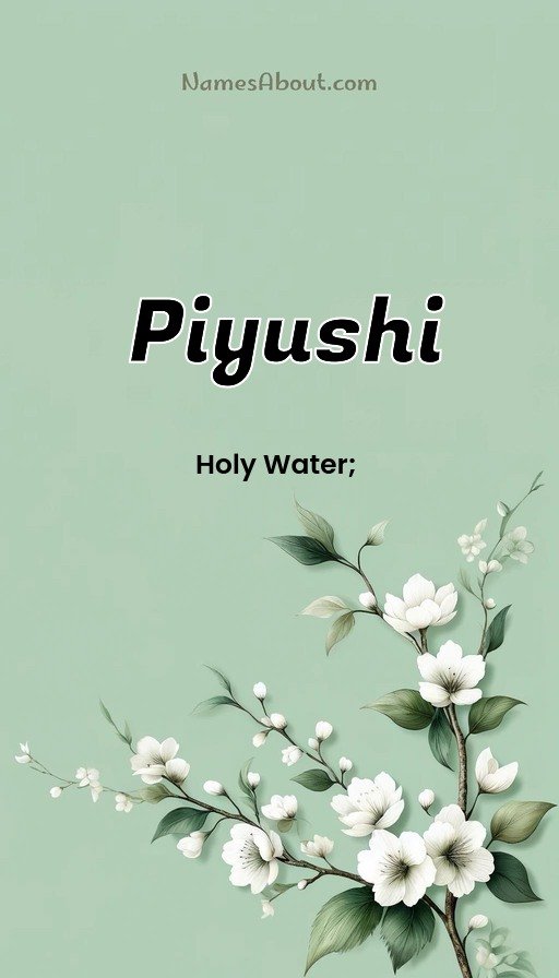 Meaning of Piyushi