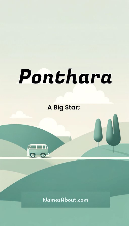 Meaning of Ponthara