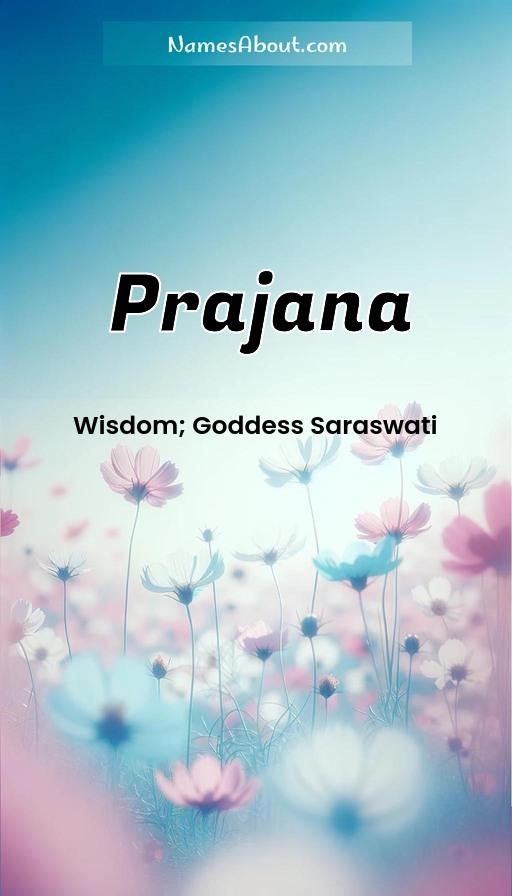 Meaning of Prajana