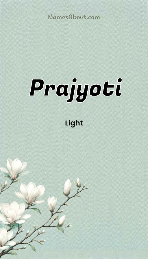 Meaning of Prajyoti