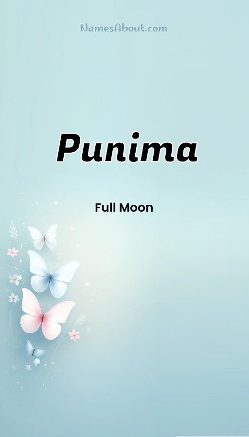 Meaning of Punima