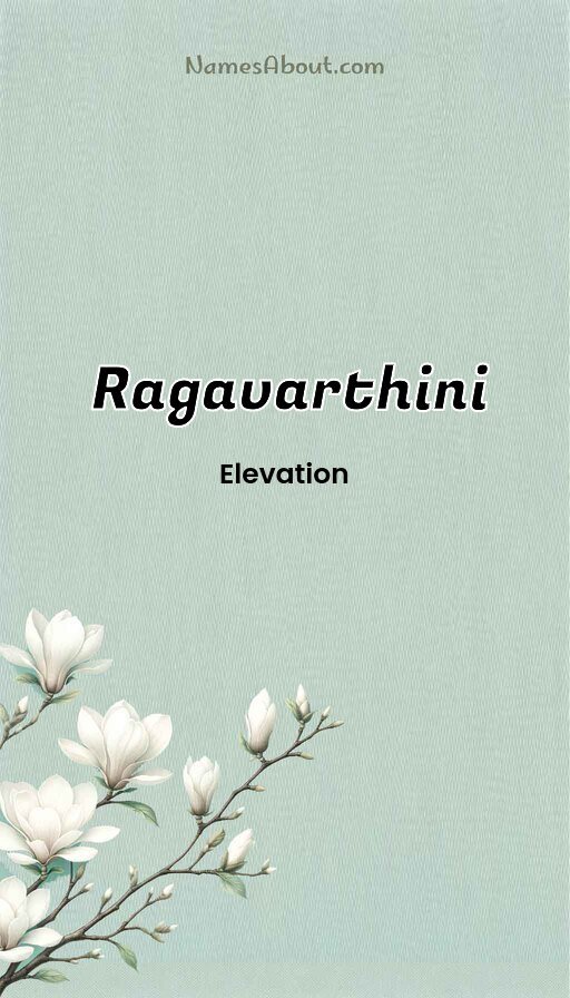 Meaning of Ragavarthini