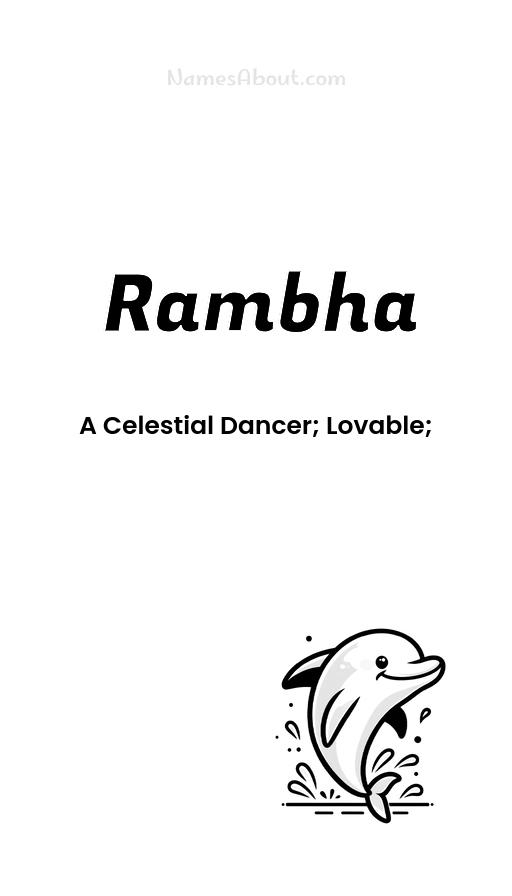 Illustration of Rambha